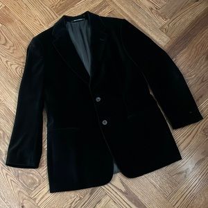 Giorgio Armani Collezioni Velvet 2-Button Blazer
